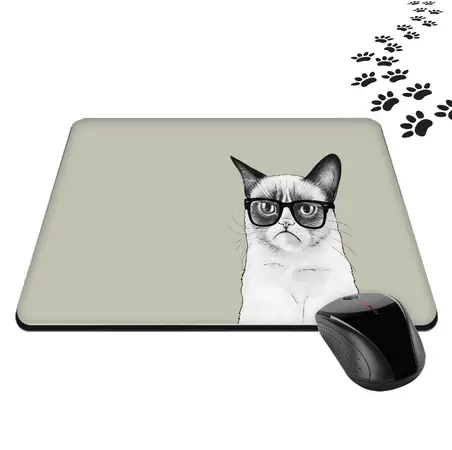 Килимок   Grumpy Cat у окулярах