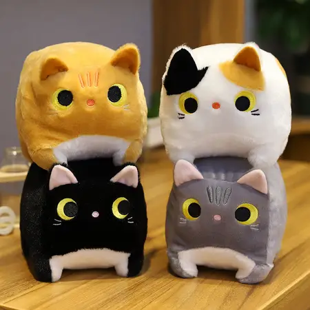 М'яка іграшка  kawaii КотоКубік Розмір 20 см Колір оранж