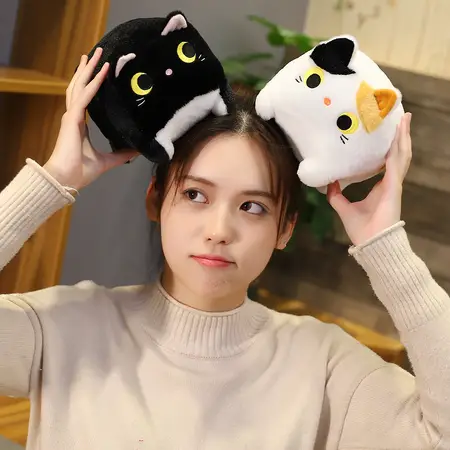М'яка іграшка  kawaii КотоКубік Розмір 20 см Колір білий