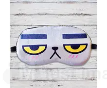 Маска для сну Grumpy Cat  колір сірий 04