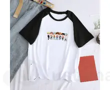 Футболка с BTS чорний рукав. Розмір L.