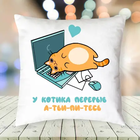 Подушка с приколом подарок коллеге