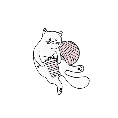 Значок милий котик