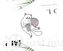 Значок милий котик