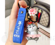 Брелок з японським котиком 02