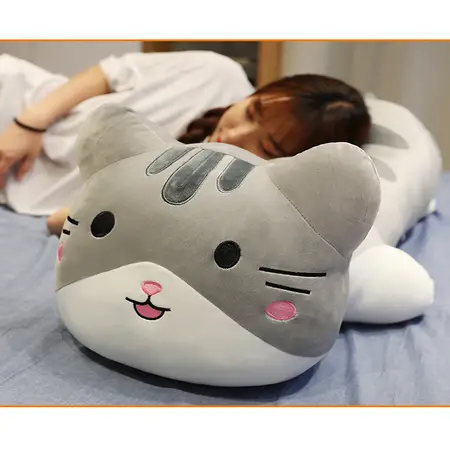 Японський котик сірий kawaii cat FD-0212