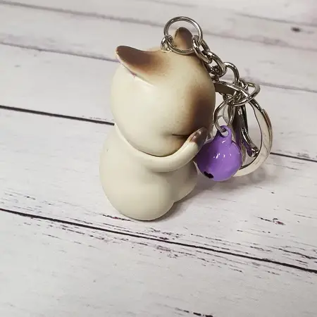 Брелок Facepalm cat коричневий