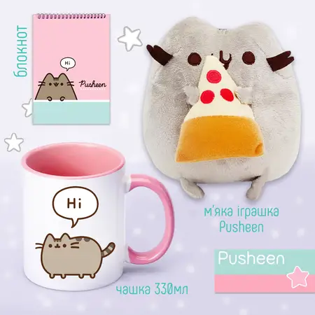 Подарунковий набір Pusheen Пушин котик 01