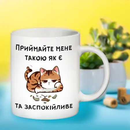 Чашка Приймайте мене