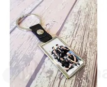 Брелок BTS металевий 01