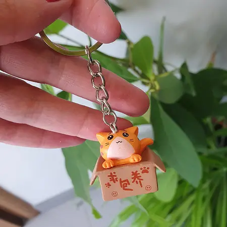 Брелок minі cat помаранчевий