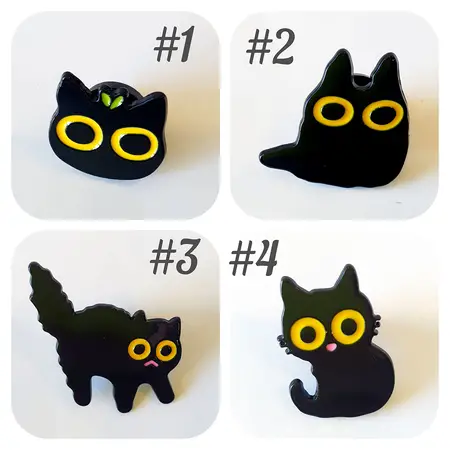 Значок PinCat металевий ціна за 1 пін - 008