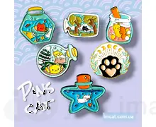 Значок PinCat металевий ціна за 1 пін - 0010