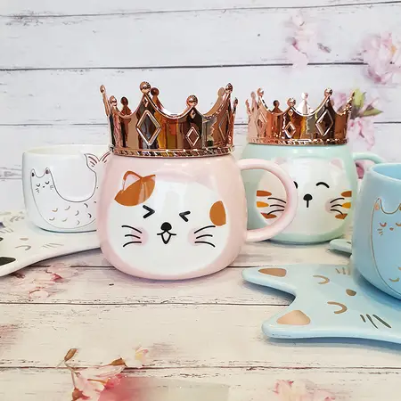 Чашка CUTE CAT 0901 рожева