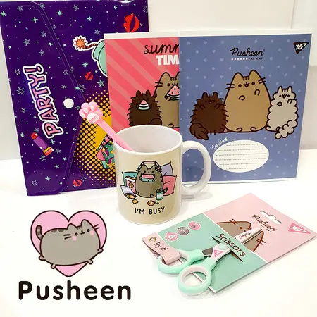 Pusheen набір концелярії Пушин чашка концелярія