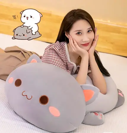 М'яка іграшка Anime Cute Cat 33x19см