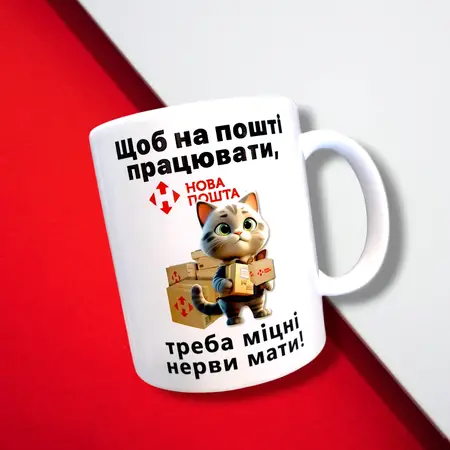 Чашка Нова пошта 330мл