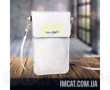 Міні сумка для телефона сіра