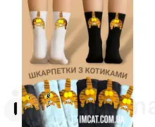 Шкарпетки кошачі бубенчики 36-39 розмір