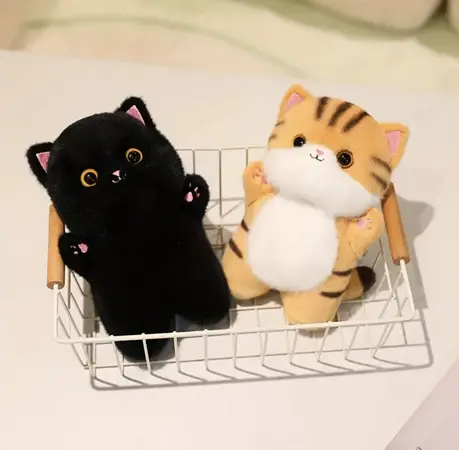 М'яка іграшка Cute Cat колір помаранчевий 20 см