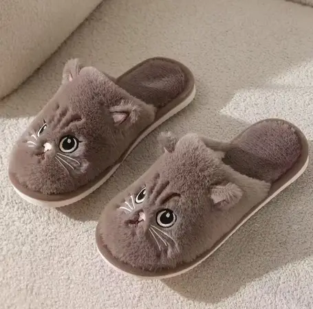 Капці CAT кремові пухнасті 36-40