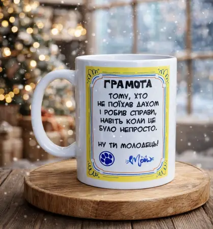 Чашка ГРАМОТА 330мл