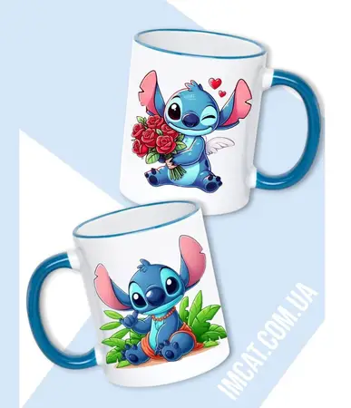Чашка Стіч lilo and stitch 330 мл