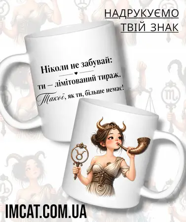 Чашка IMCAT Телець ZODI-A2
