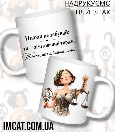 Чашка IMCAT Терези ZODI-A7