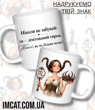 Чашка IMCAT Скорпіон ZODI-A8