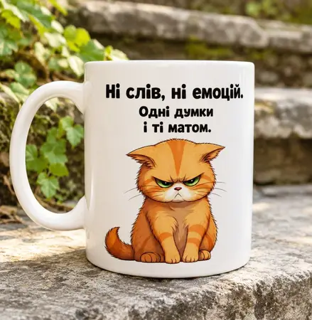 Чашка Ні слів ні емоцій