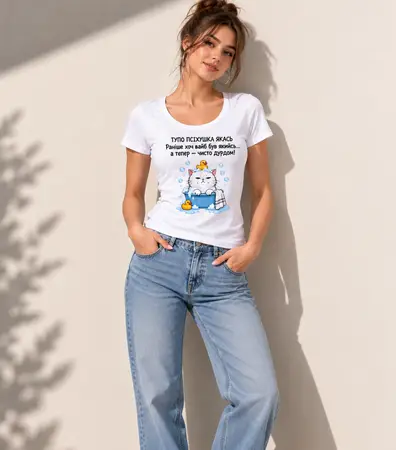 Футболка жіноча Псіхушка якась S-XXL