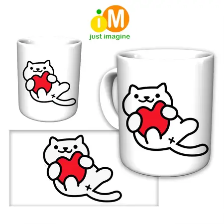 Чашка з neko atsume 1